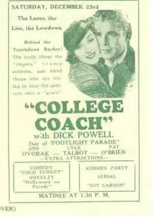 College Coach (1933)